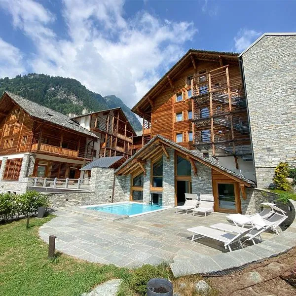Alagna Mountain Resort & SPA，位于Rima San Giuseppe的酒店