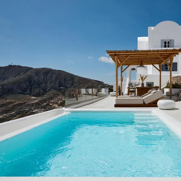 Bluewhite Villa Santorini，位于皮尔戈斯的酒店