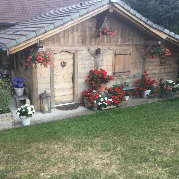 Chalet pour 2 amoureux，位于Allinges的酒店