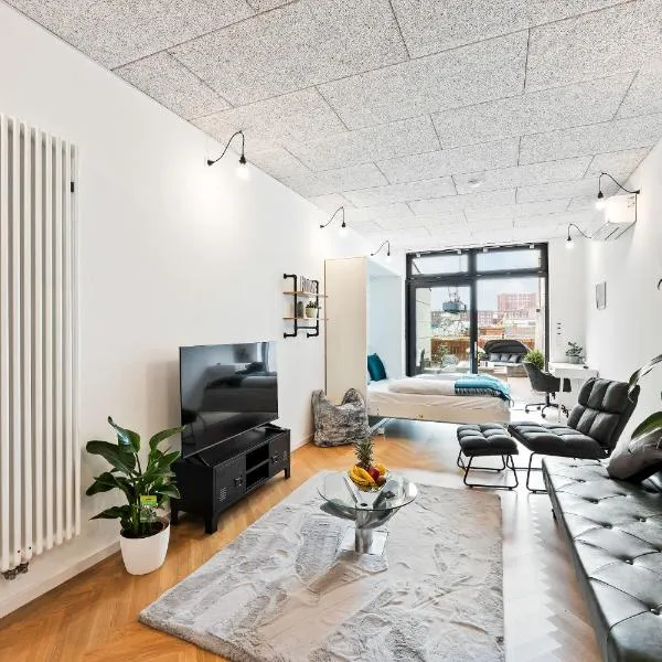 Lit Living - Luxus Loft - Box Spring - Air Con - BBQ - Panorama，位于曼海姆的酒店