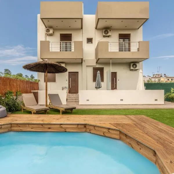 Cozy House with Pool near Beach，位于Gázion的酒店