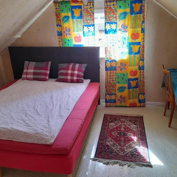 Small bedroom, outside toilet, shower kitchen, 120 m from Sandbach，位于Gällö的酒店