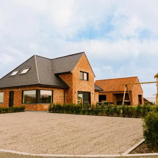 Luxe Vakantiewoning De Veldhoek，位于Wingene的酒店