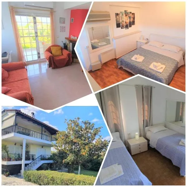 Vacation and Relaxation Home Oropos，位于Néa Palátia的酒店