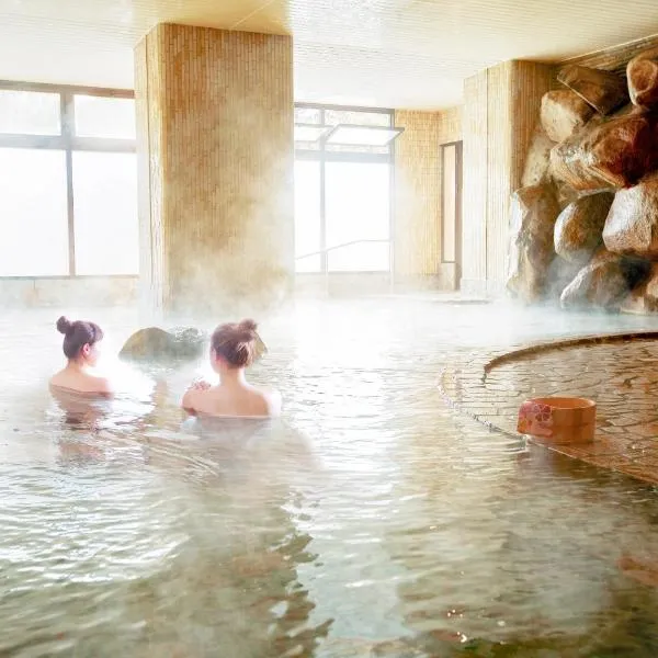 Ooedo Onsen Monogatari Hotel Shinko，位于笛吹市的酒店