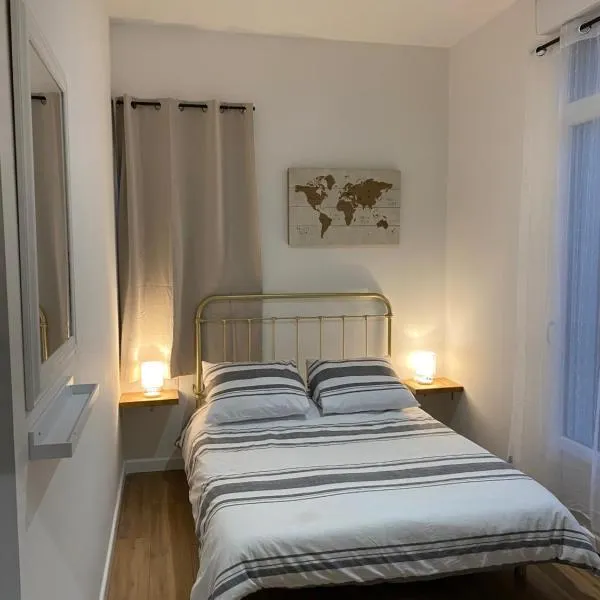 Dépendance privée à la campagne avec spa，位于Saint-Cirice的酒店