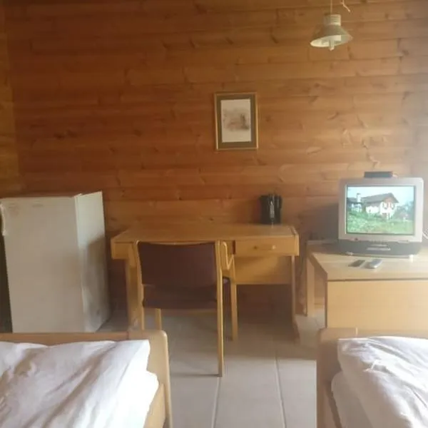 Lyst dobbelt værelse med egen indgang og bad，位于桑德堡的酒店