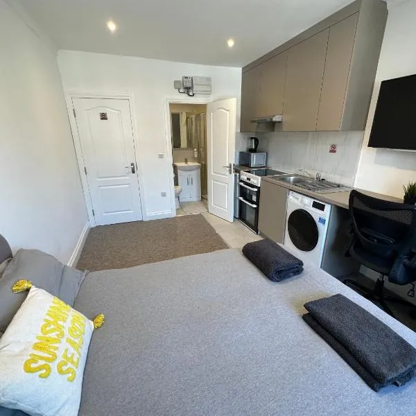 Bright Modern, 1 Bed Flat, 15 Mins Away From Central London，位于亨顿的酒店