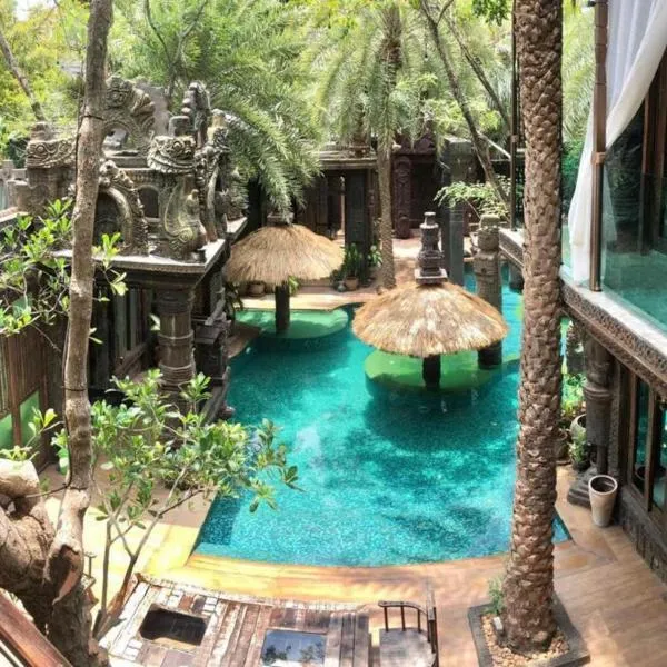 KhgeMa NuanJun Pool Villa Gallery Resort，位于班怀雅的酒店