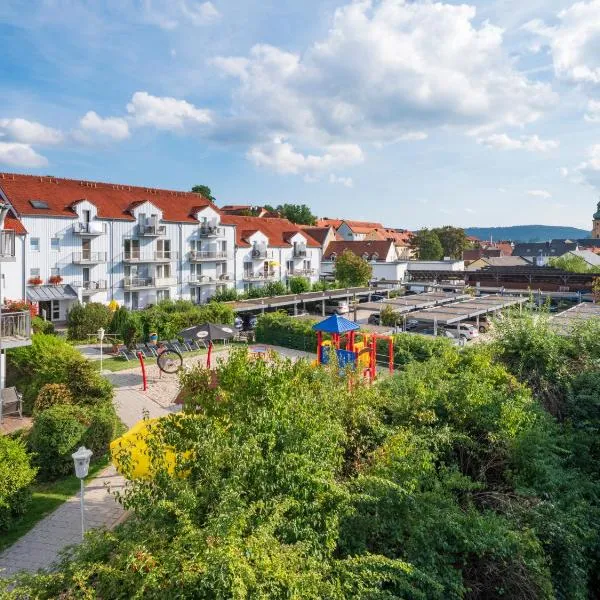 Sonnenhotel Bayerischer Hof inklusive Eintritt ins AquaFit Erlebnisbad，位于Zillendorf的酒店