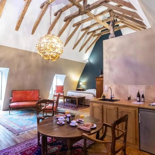 L'Hôtel de Panette - La Charpente climatisée Renaissance - cathédrale，位于布尔日的酒店