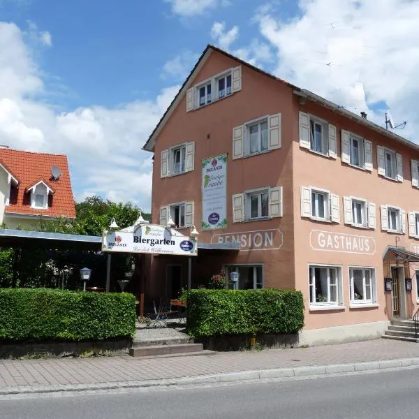 Gasthaus Traube, Ludwigshafen, Bodensee, Seenah gelegen，位于博德曼路德维希港的酒店