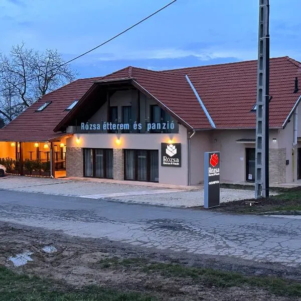 Rózsa Étterem & Panzió，位于Pogány的酒店