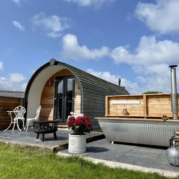 Abbey farm luxury glamping，位于Rhuddlan的酒店