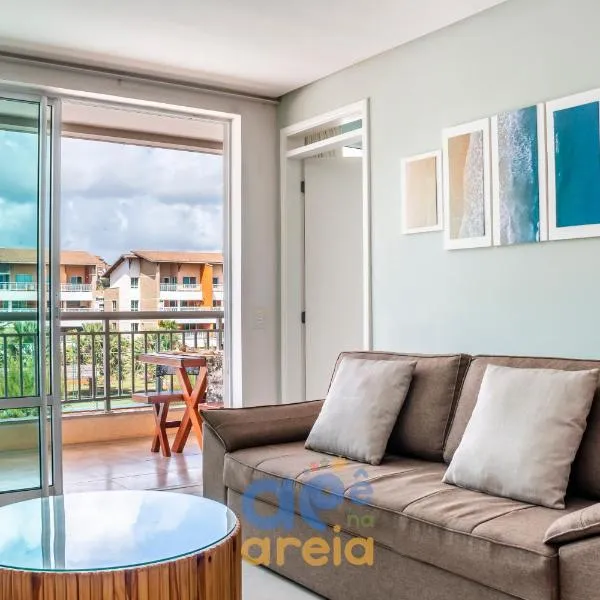 Apê na Areia 3Qtos para Famílias Grandes! Pertinho do Beach Park, acesso direto para a praia e Lazer Completo，位于阿奎拉兹的酒店