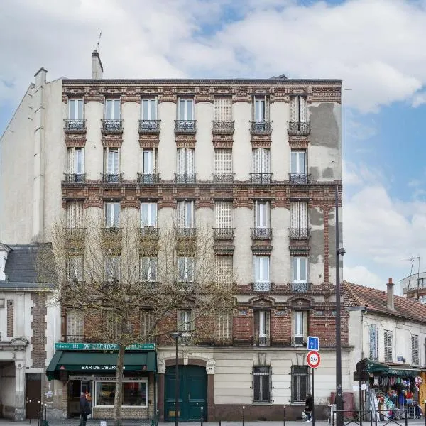 LE BOURGET RER F2 2ème gauche，位于勒布尔热的酒店