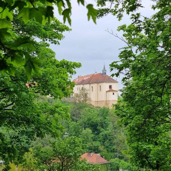 samostatný domek v zahradě，位于克日沃克拉特的酒店