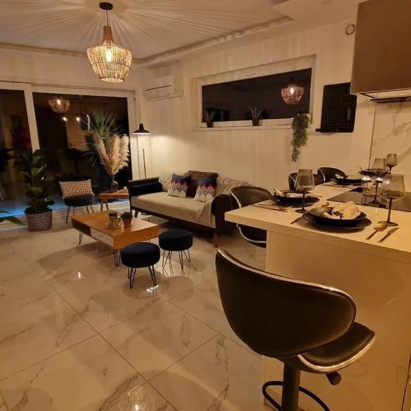 SUITE PRESTIGE logement neuf avec SPA et écran de cinéma en rez de jardin，位于科尔马的酒店