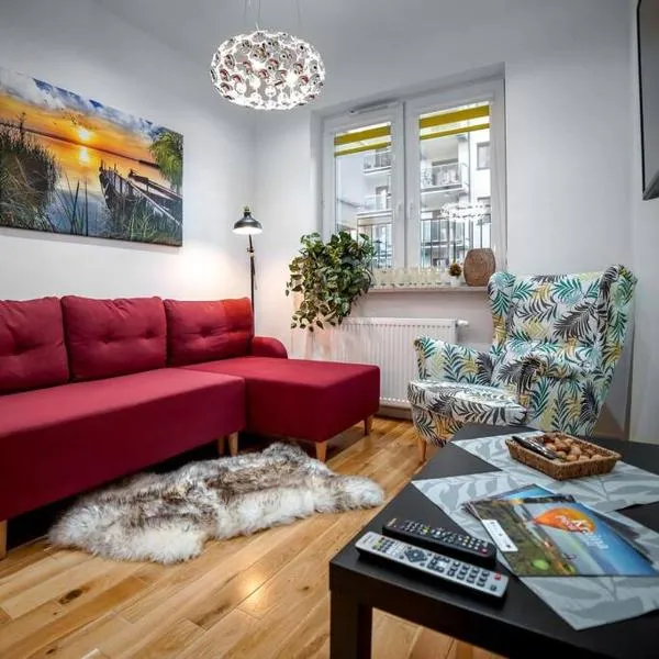 Nowoczesny dwupokojowy Apartament Bridget z parkingiem，位于Białojany的酒店