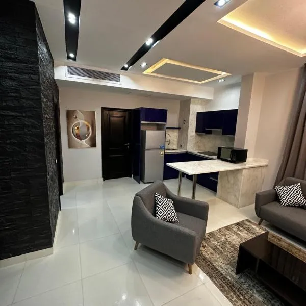 Cozy Elite One Bedroom Apartment，位于Abū Ghālib的酒店