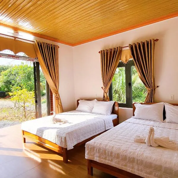 Thuy Tien Ecolodge，位于Ta Lai的酒店