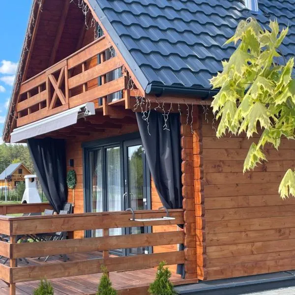 Leśna Osada -Dominikowo -sauna , balia，位于Drawno的酒店