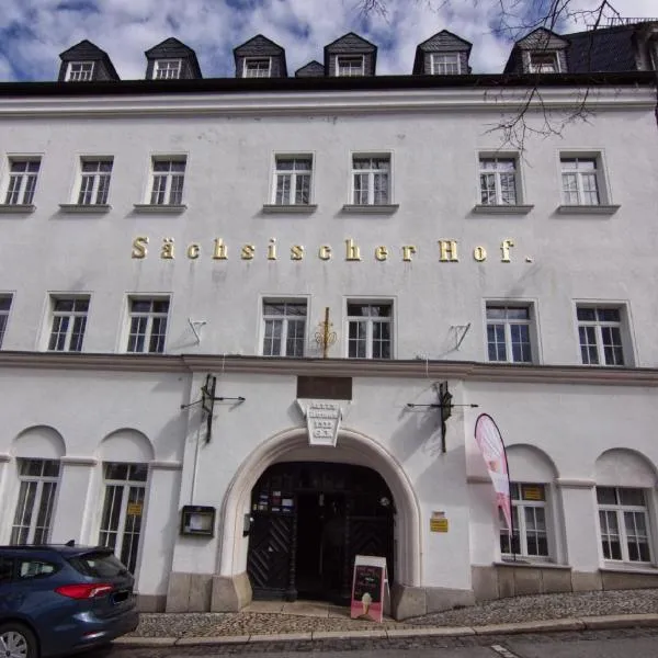 Hotel Sächsischer Hof，位于Sehma的酒店