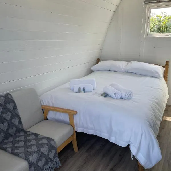 Cosy Glamping Pod with shared facilities, Nr Kingsbridge and Salcombe，位于金斯布里奇的酒店