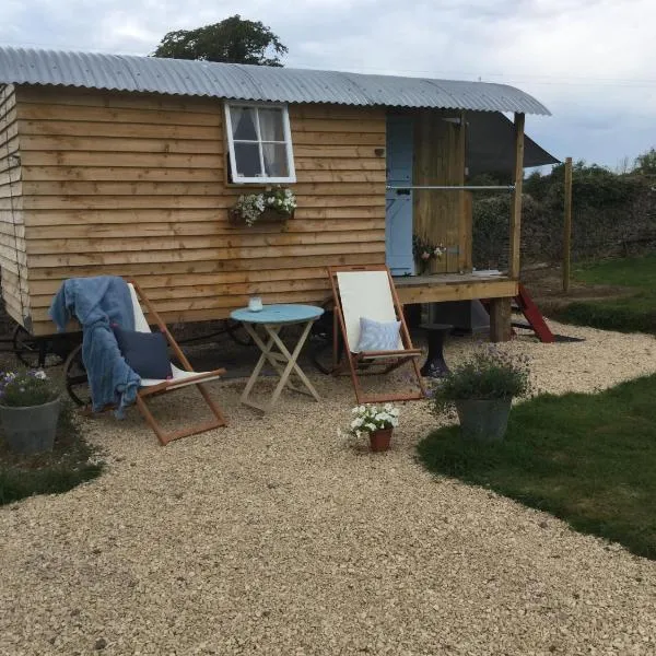 Dolly’s shepherds hut，位于特罗布里奇的酒店