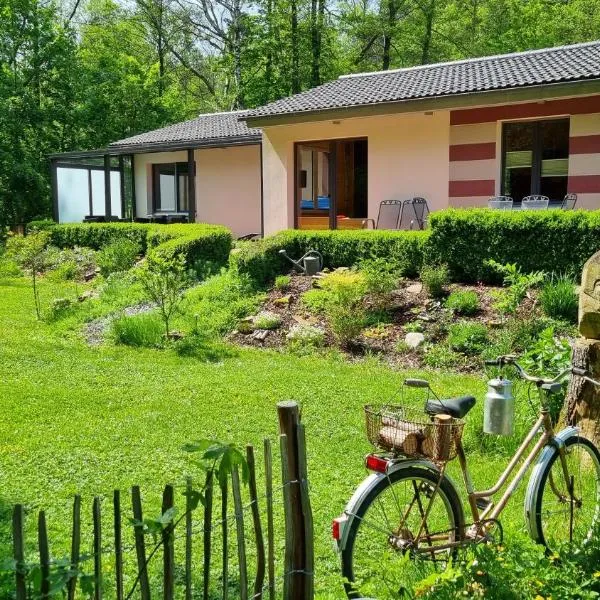 Ferienhaus Rehblick - direkt in der Natur, mit Lesezimmer und zwei Terrassen，位于腓特烈罗达的酒店