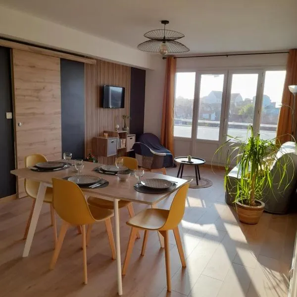 Appartement refait à neuf，位于Leffrinckoucke的酒店