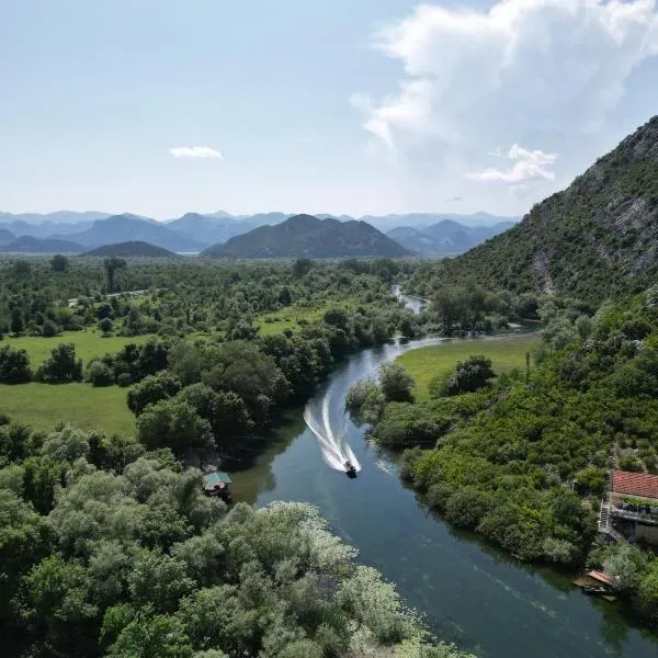 Wild Beauty house Skadar lake，位于Prevlaka的酒店