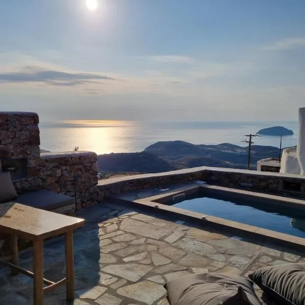 Petrias Pool House，位于塞里福斯的酒店