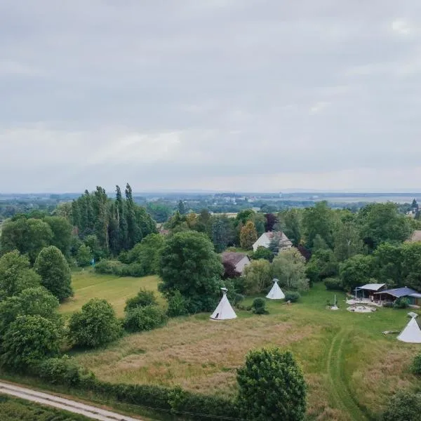Tipi / Nature / Détente，位于Bragny-sur-Saône的酒店