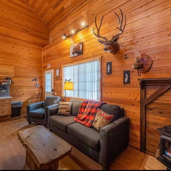 Cabin #1 Buffalo Herd -Pet Friendly - Sleeps 6 - Playground & Game Room，位于佩森的酒店