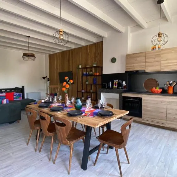 Gîte à Villeréal avec spa，位于维勒雷阿勒的酒店