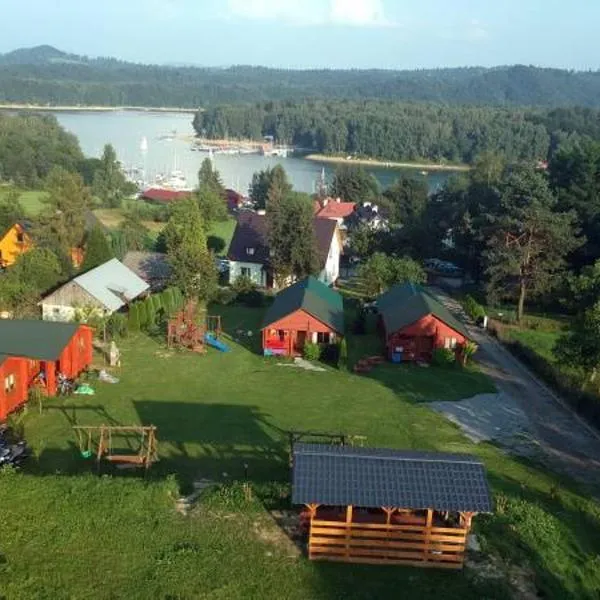 Wakacyjne Domki Nad Jeziorem U Falów，位于波拉齐克的酒店
