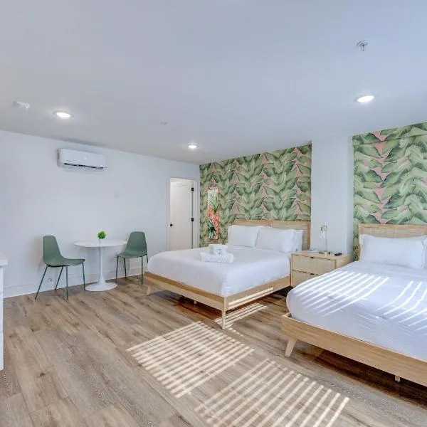 Beverly Hills Studio Apartment 2 Queen Beds，位于加尔维斯敦的酒店