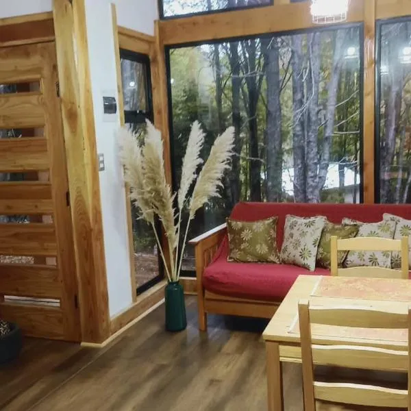 Chalet de montaña en Coñaripe Sector Termas Geométricas "La Escondida"，位于柯纳里佩的酒店