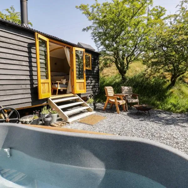 Moelfre - Shepherds Hut，位于兰贝德的酒店