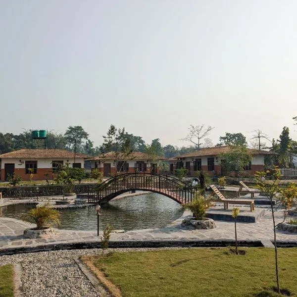 Green Chwadi Nature Retreat，位于Meghauli的酒店