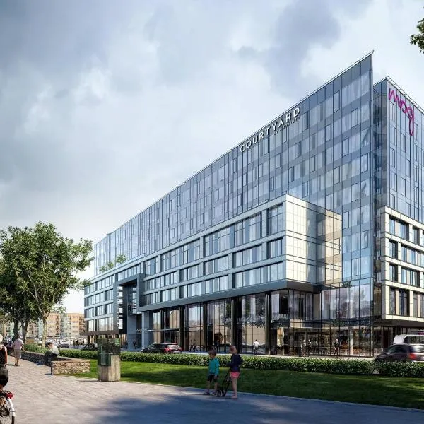 Moxy Szczecin City，位于Szczecin Drzestowo的酒店