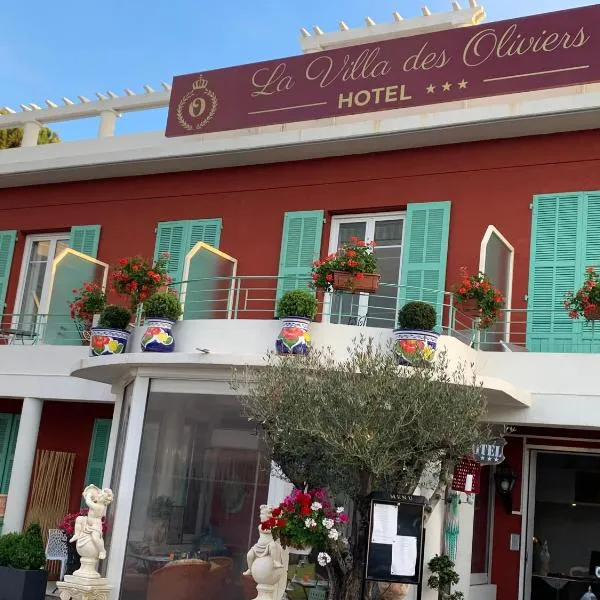 Hôtel La Villa des Oliviers，位于滨海卡涅的酒店
