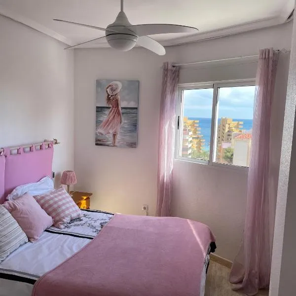 Sea-view 3-bedroom apartment near Alicante，位于阿勒纳勒斯德尔索尔的酒店