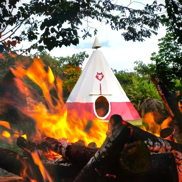 Biosfera Lodge tipi para 3 personas，位于奥克萨潘帕的酒店