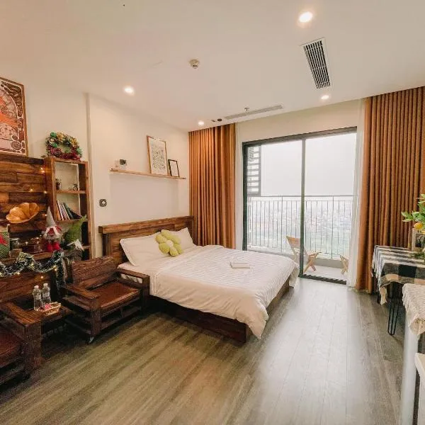 Apartment 1BR-FL22th-R103 Building-Vinhome Ocean Park，位于河内的酒店