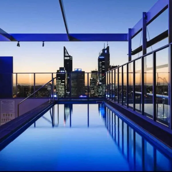 In the city Perth 1B1B Pool and nice view，位于珀斯的酒店