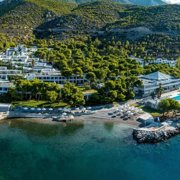 Wyndham Loutraki Poseidon Resort，位于沃里亚戈米尼湖的酒店