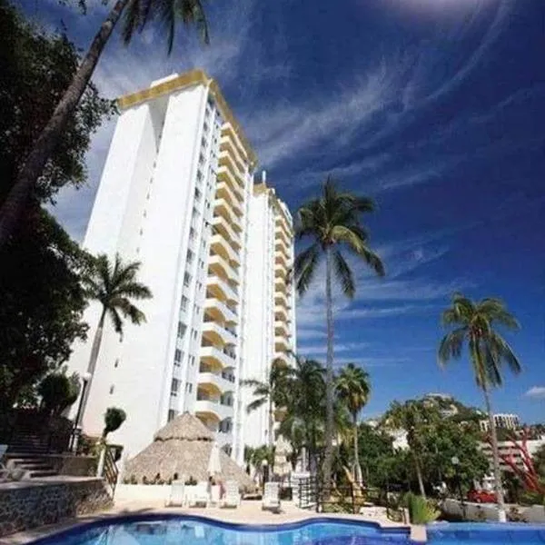 Departamento con vista al mar, albercas y juegos，位于阿卡普尔科的酒店