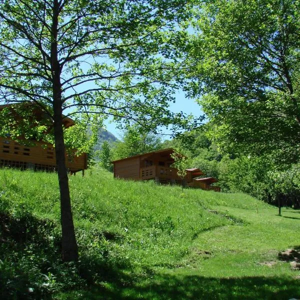 Wood Cabins in the heart of Transylvania，位于Rîmeţi的酒店